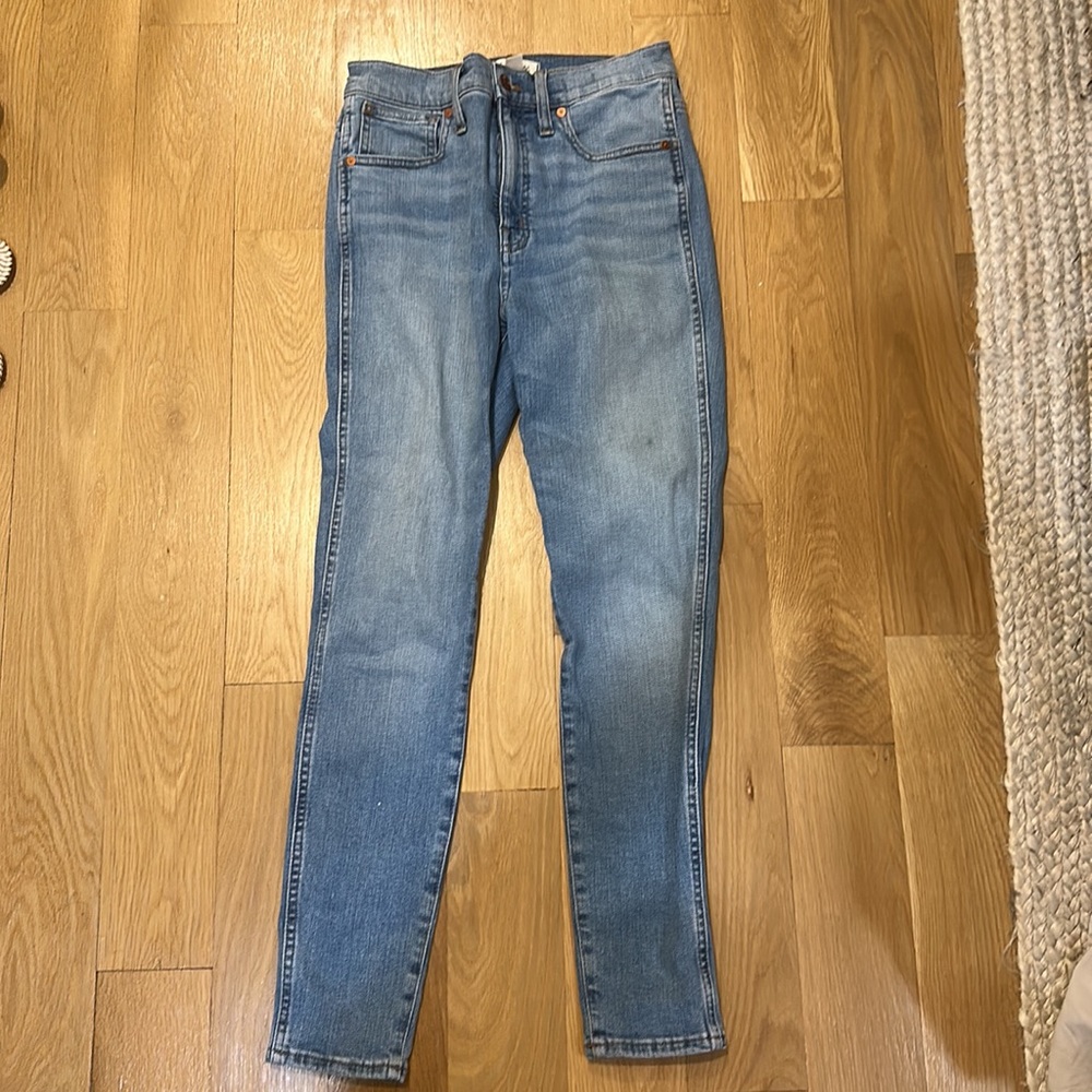 Madewell 10” high rise skinny